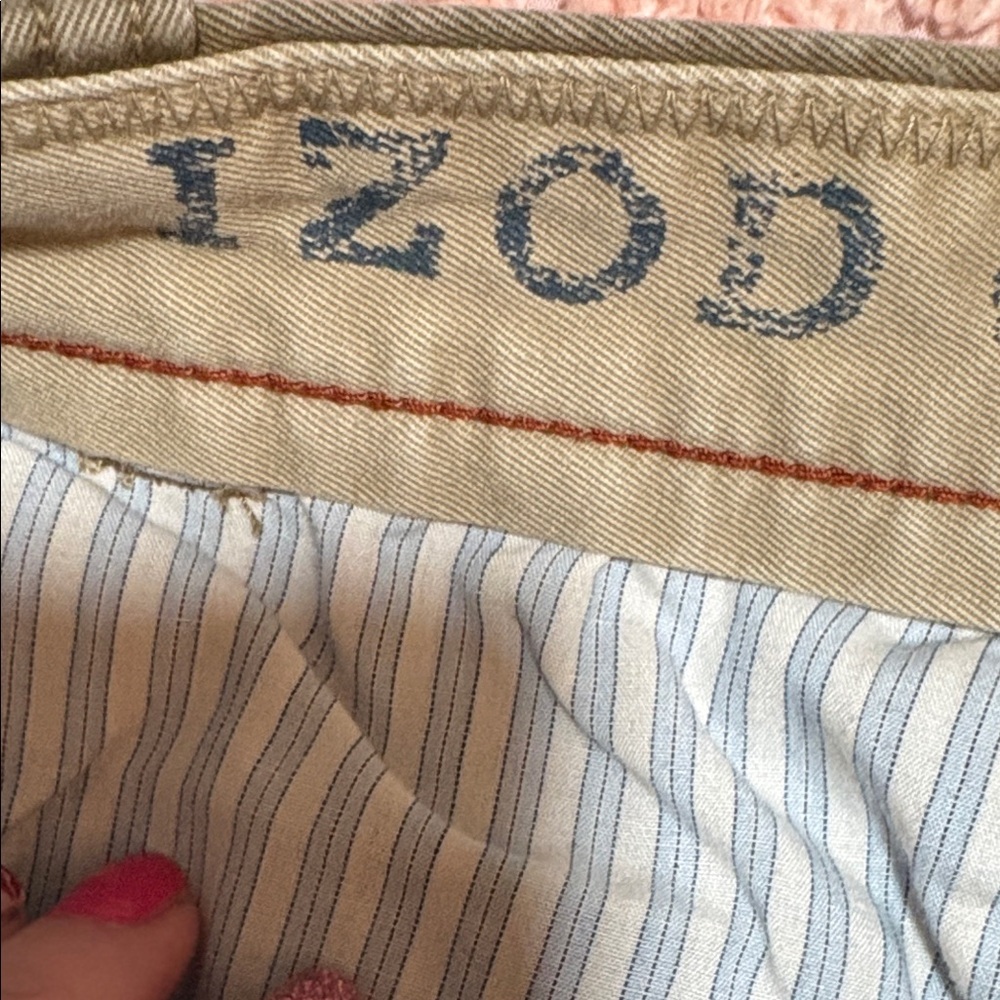 Izod Men's Khaki Chinos 38/32 - Picture 3 of 7